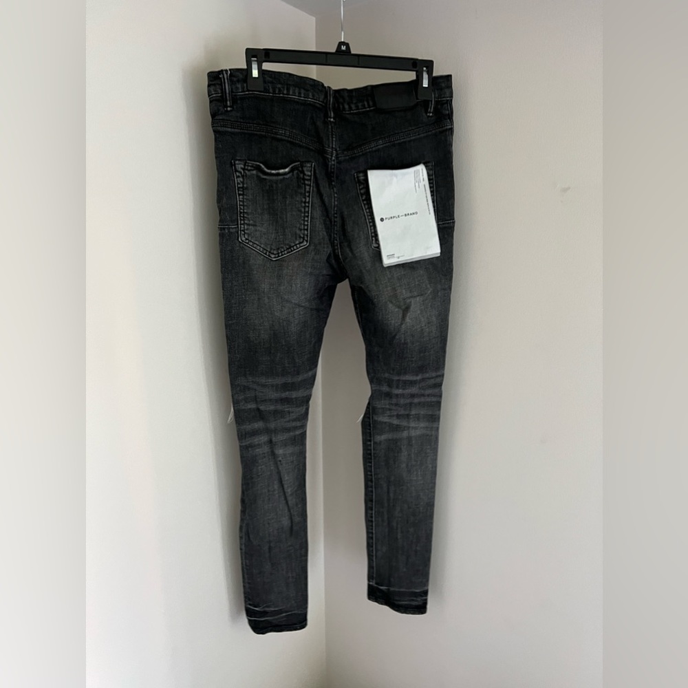 Sz 30 Black Purple Jeans